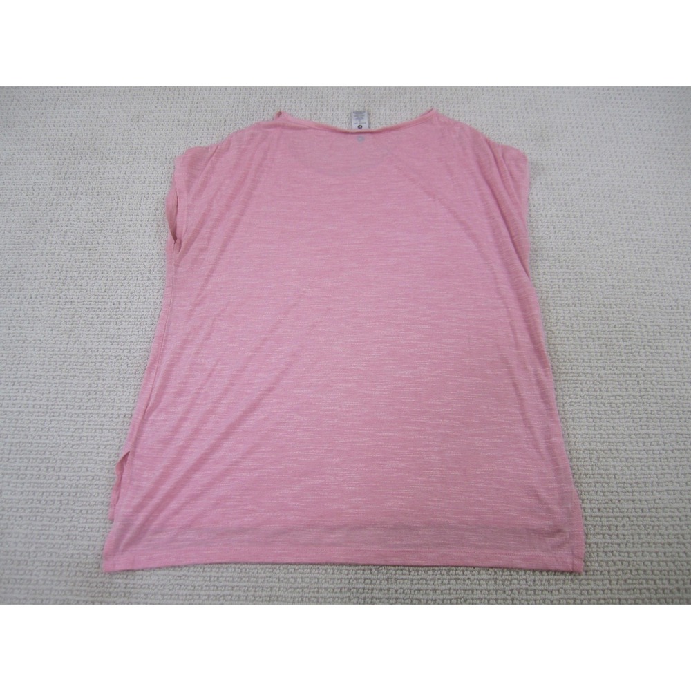 Active Life Shirt Womens XL Pink Cutout Shoulder Short Sleeve SSW10821 Athletic - Picture 5 of 9